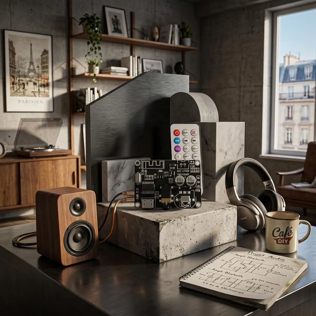 Garosa XY-WRBT carte amplificateur audio Bluetooth 5.0 stéréo