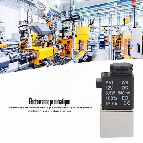 Garosa électrovanne normalement ouverte 12 V CC, 2 voies