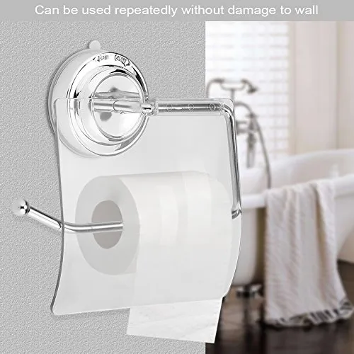 Garosa porte-papier toilette ventouse inox sans perçage