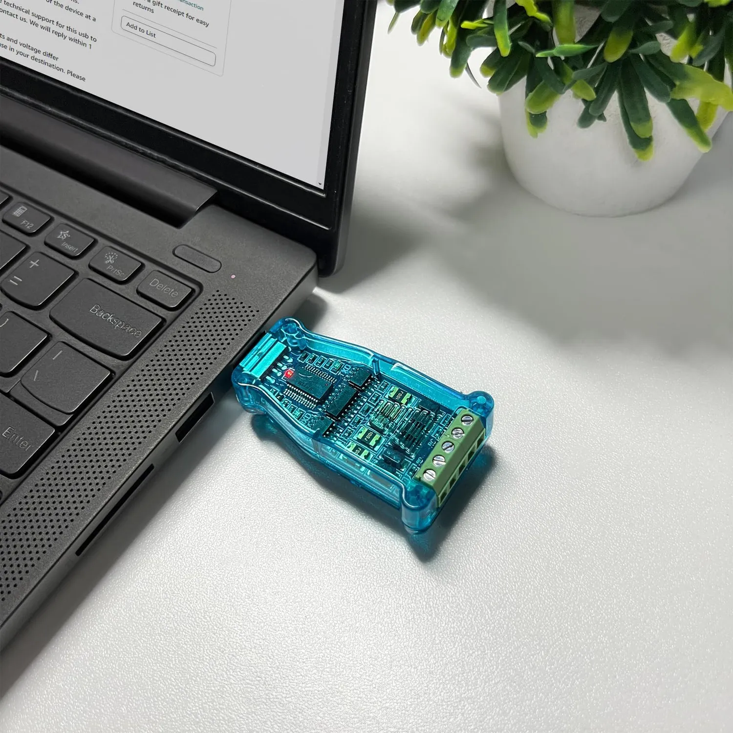 DSD TECH SH-U11 convertisseur USB RS485 RS422 à bornier