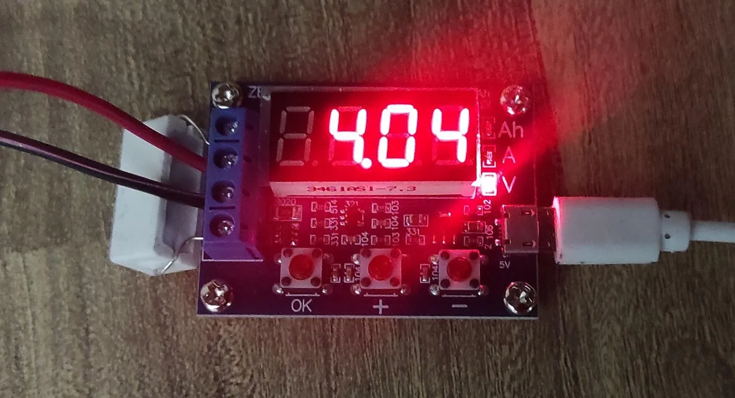 Garosa testeur de capacité de batterie 1,2–12 V à écran LED