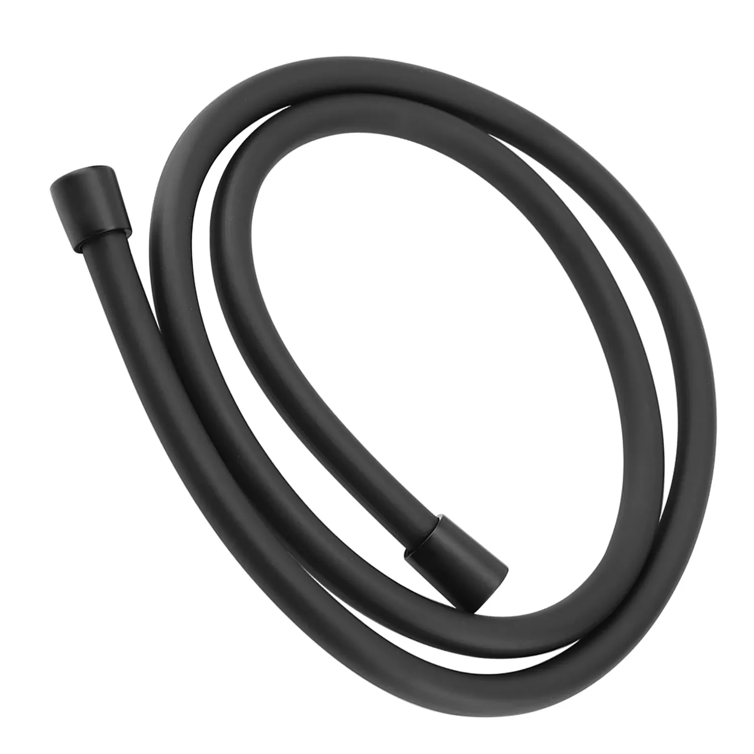 Garosa tuyau de douche PVC 1,5 m noir mat antienroulement