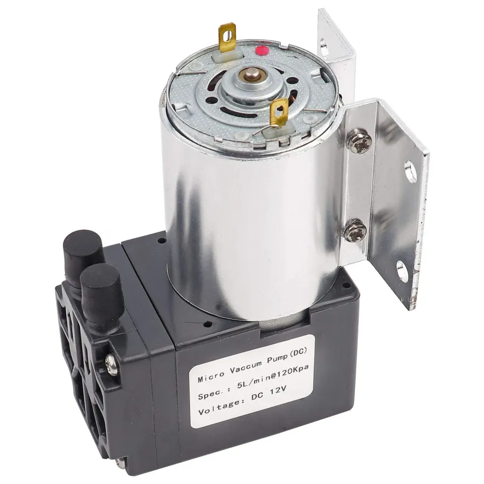 Garosa mini pompe à vide 12V 5L/min 120kPa avec support