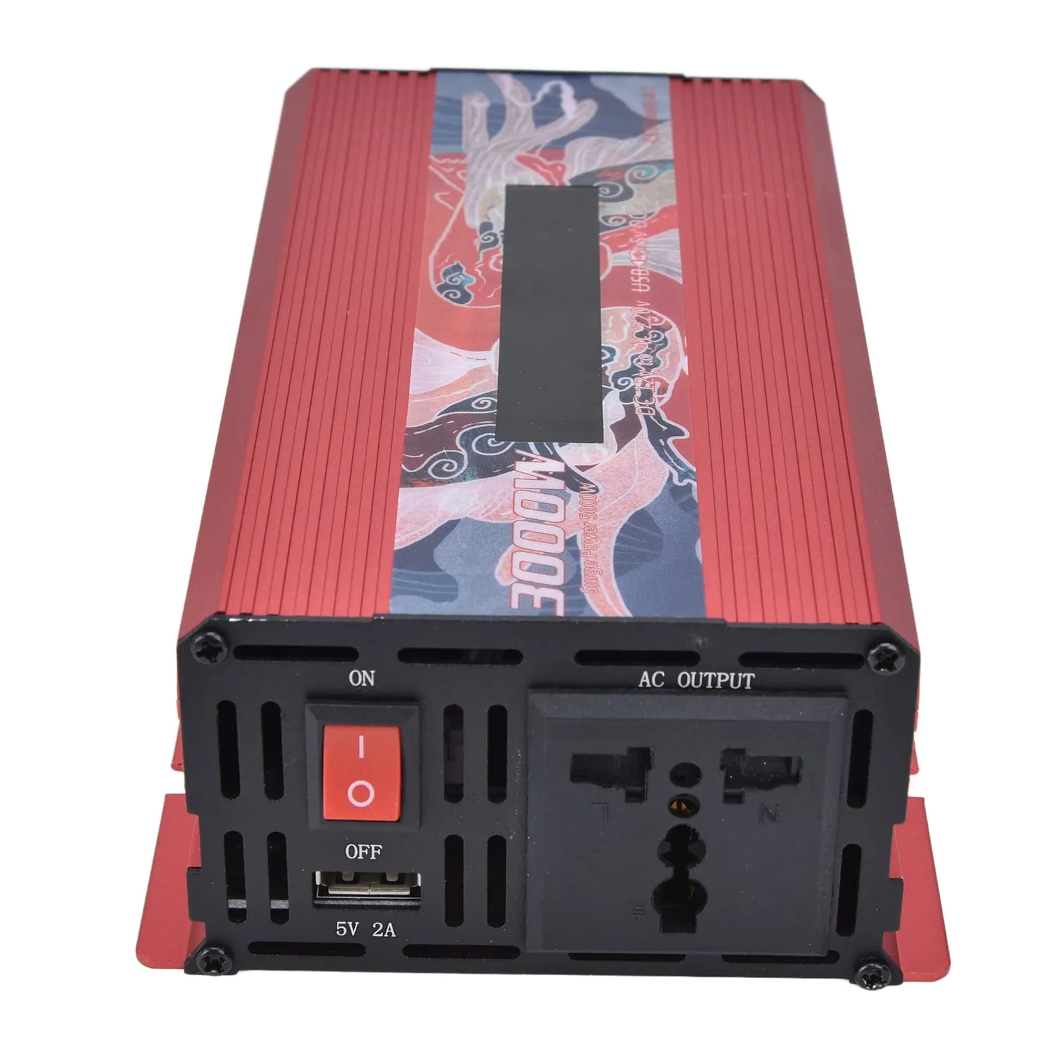 Garosa convertisseur 300 W 12 V 220 V sinusoïde pure rouge