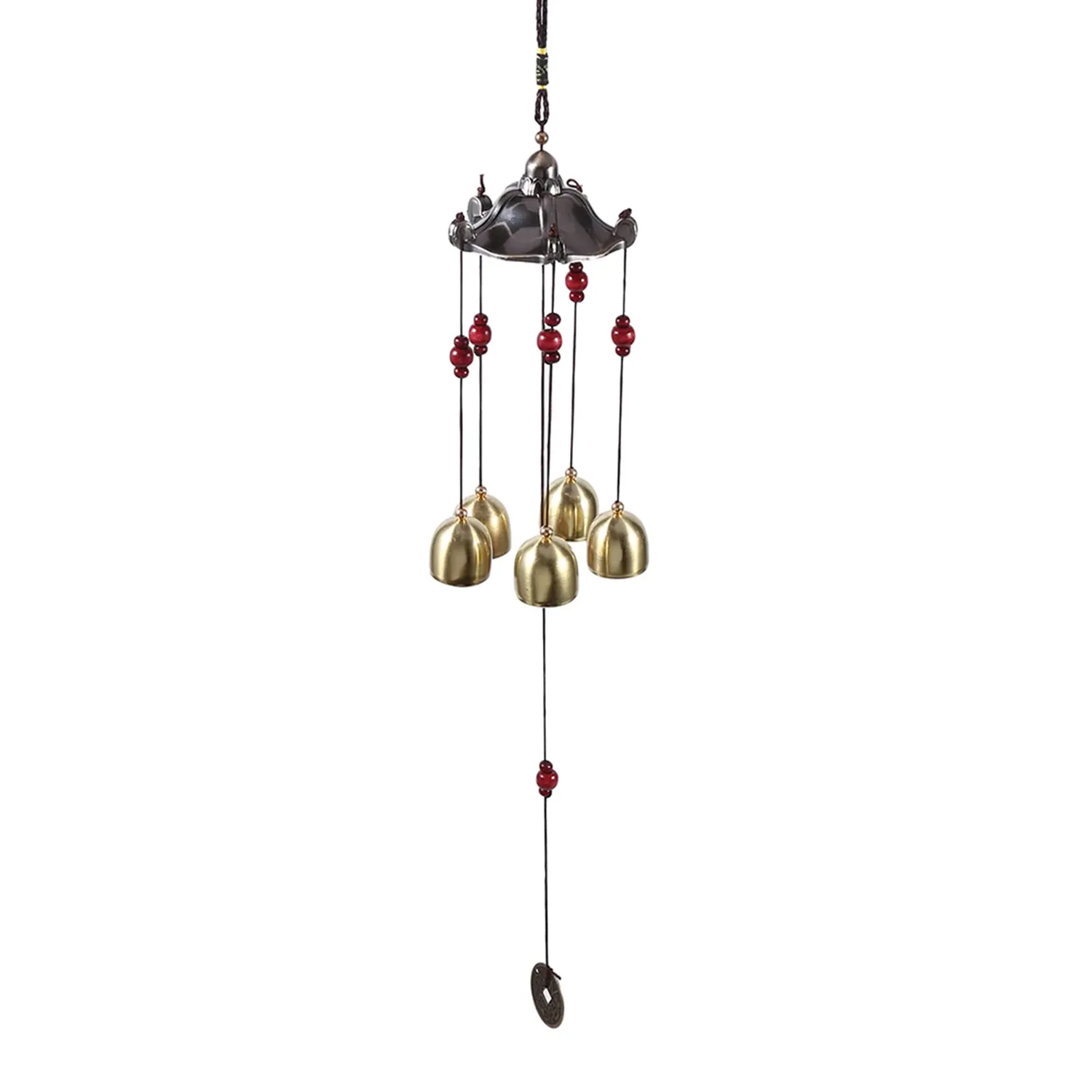 Garosa carillon éolien 5 cloches 52 cm son cristallin