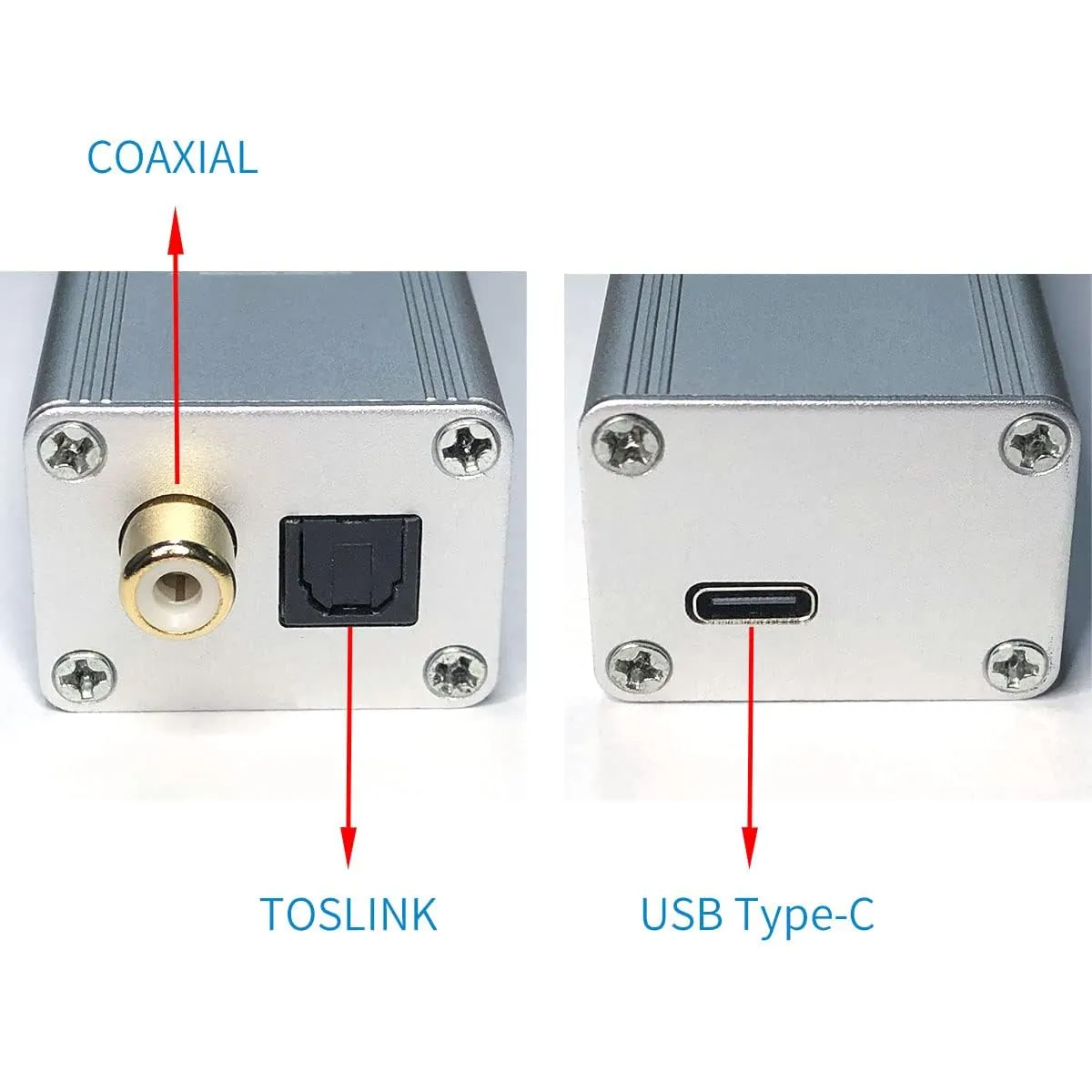 DSD TECH SH-AU01A adaptateur audio USB optique coaxial PCM