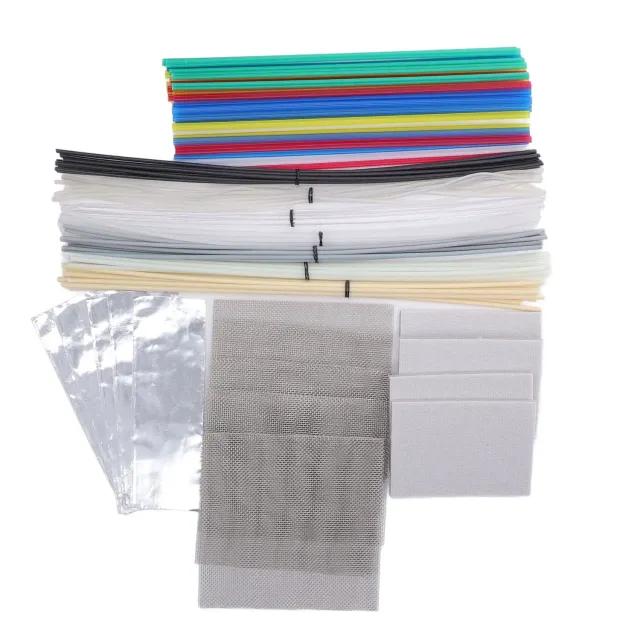 Garosa Kit baguettes soudure plastique 106 pièces 7 types