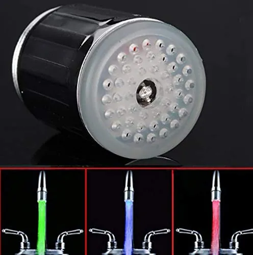 Garosa robinet LED à contrôle de température 3 couleurs sans piles