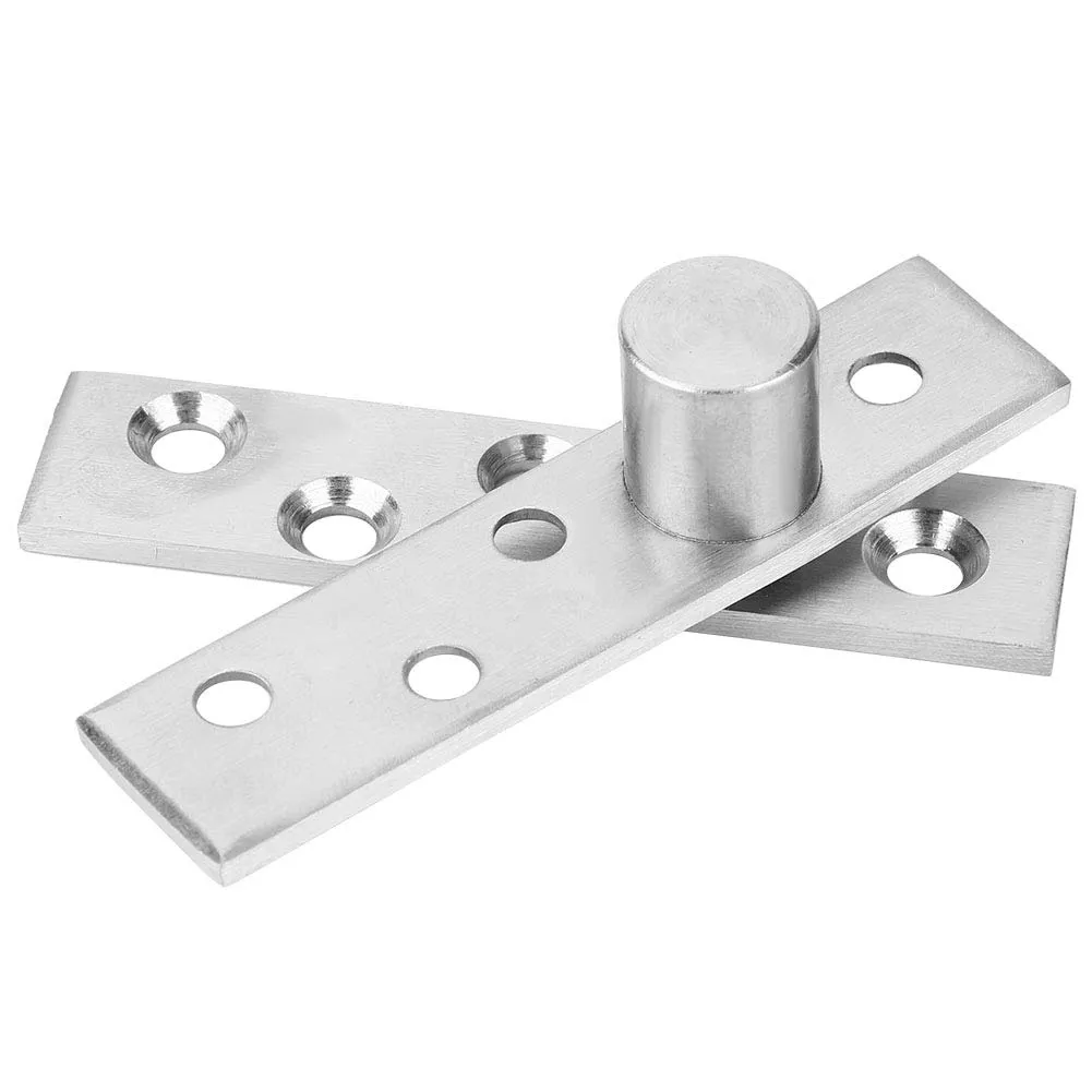 Garosa charnière pivotante 360° 75 mm arbre excentrique inox 2 pièces