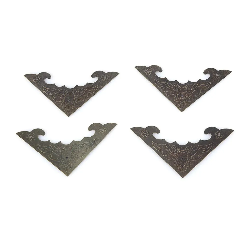 Garosa protège-coins en fer bronze, lot de 12