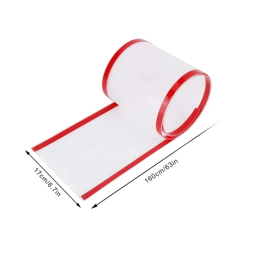 Garosa protection anti-pincement de porte 160 × 17 cm givrée