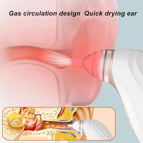 Garosa sèche-oreilles rechargeable 45°C 4 vitesses
