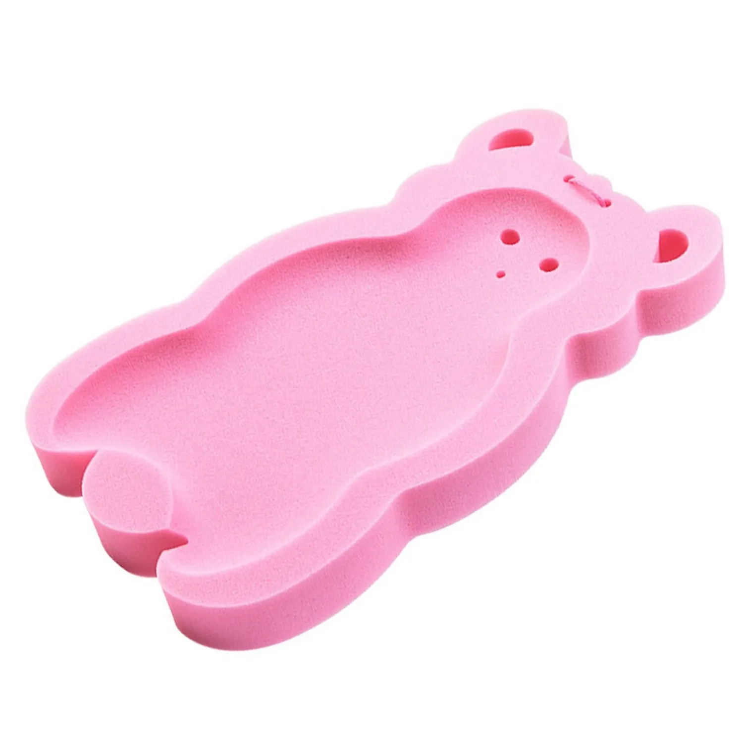 Garosa coussin bain bébé éponge rose ours antidérapant