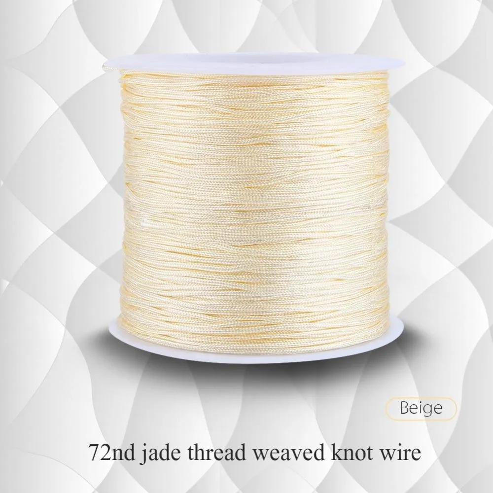 Garosa cordon satin nylon 0,8 mm 100 m pour bijoux
