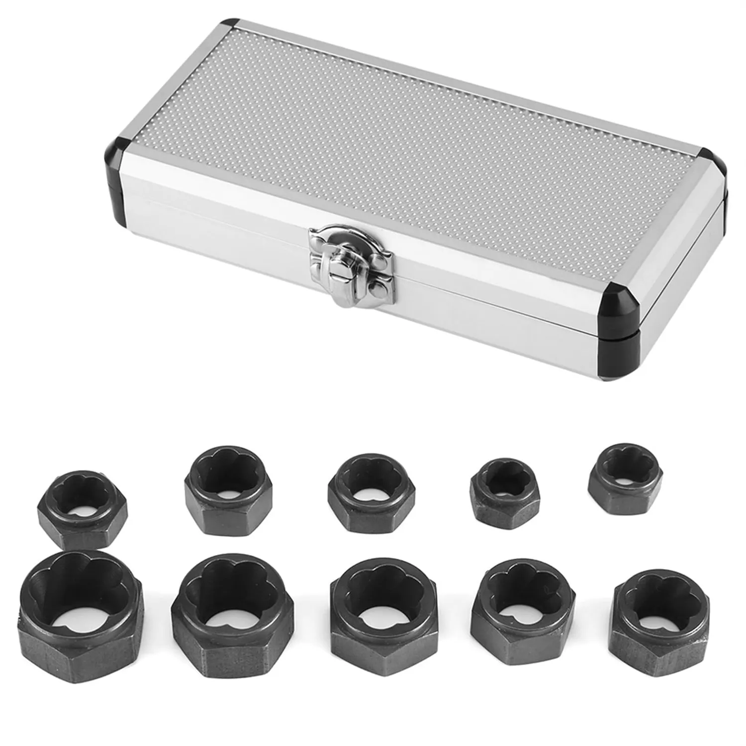 Garosa extracteur d’écrous 9–19 mm lot de 10 en alliage