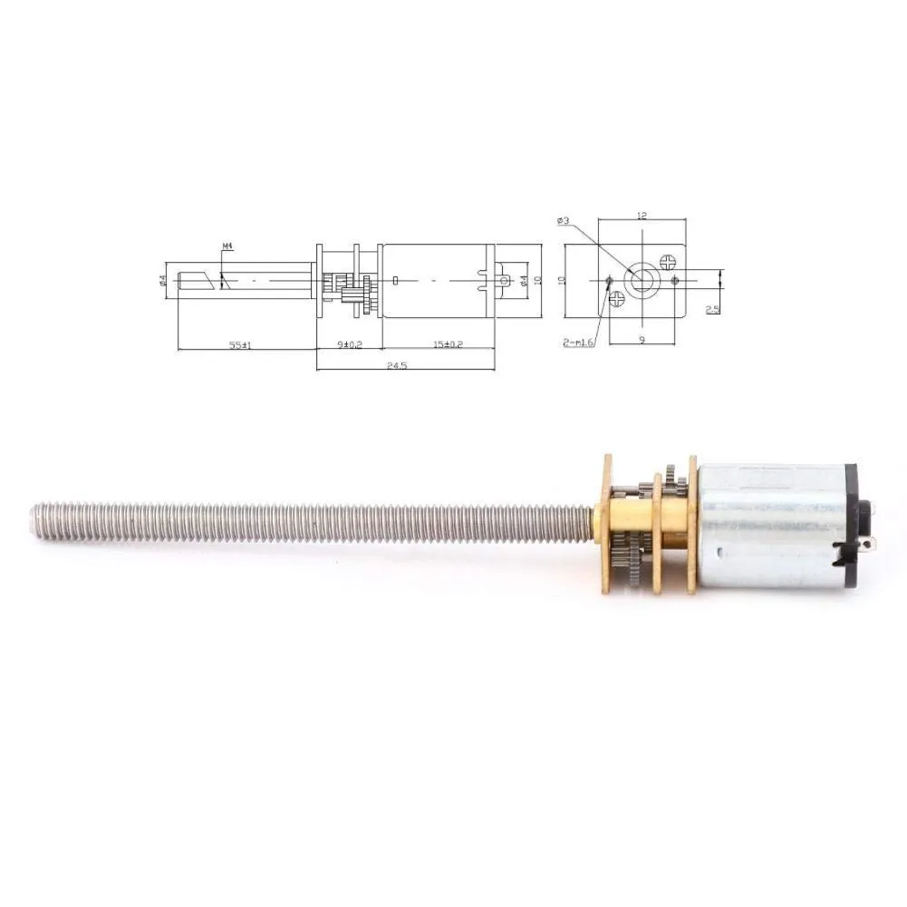 Garosa moteur N20 motoréducteur 60 tr/min M4x55 mm