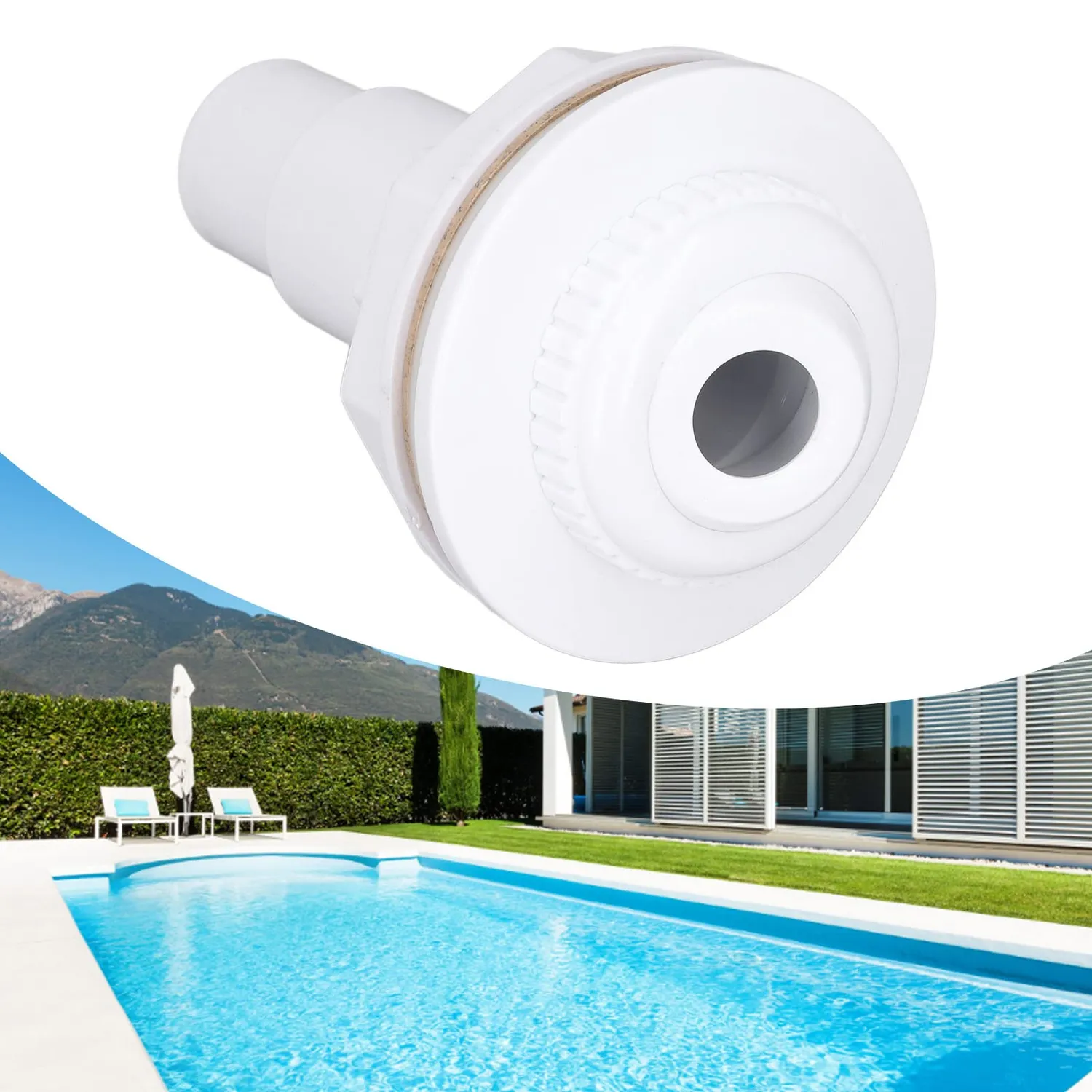 Garosa raccord de refoulement piscine avec joint et adaptateur 1 pouce