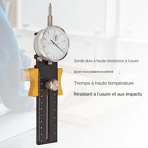 Garosa jauge de réglage pour scie 130–220 mm, acier inoxydable
