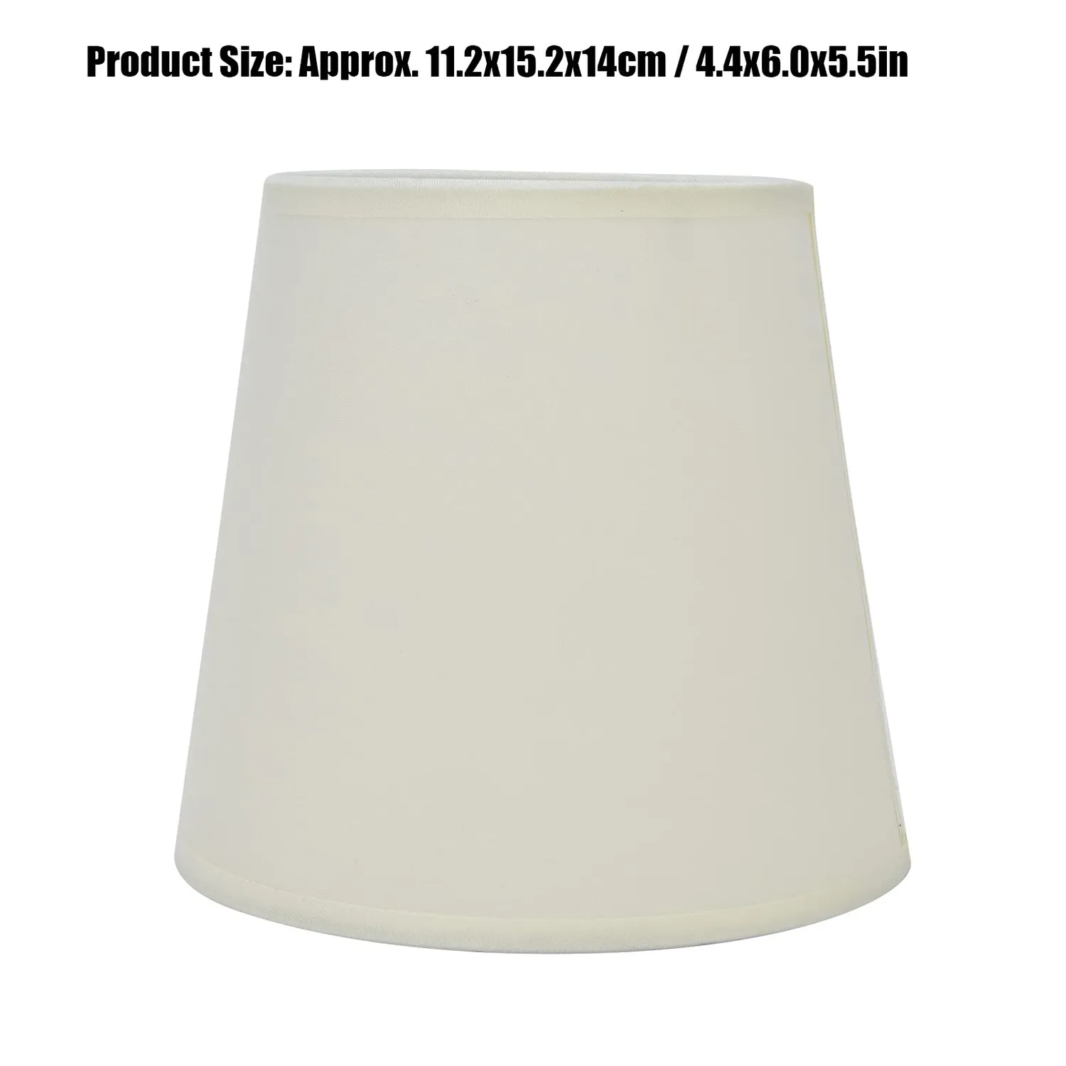 Garosa PX17 abat-jour tissu E14 beige lot de 2 diffuseur doux