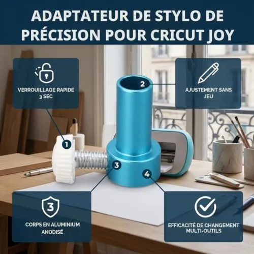 Garosa adaptateur stylo universel machine Joy aluminium