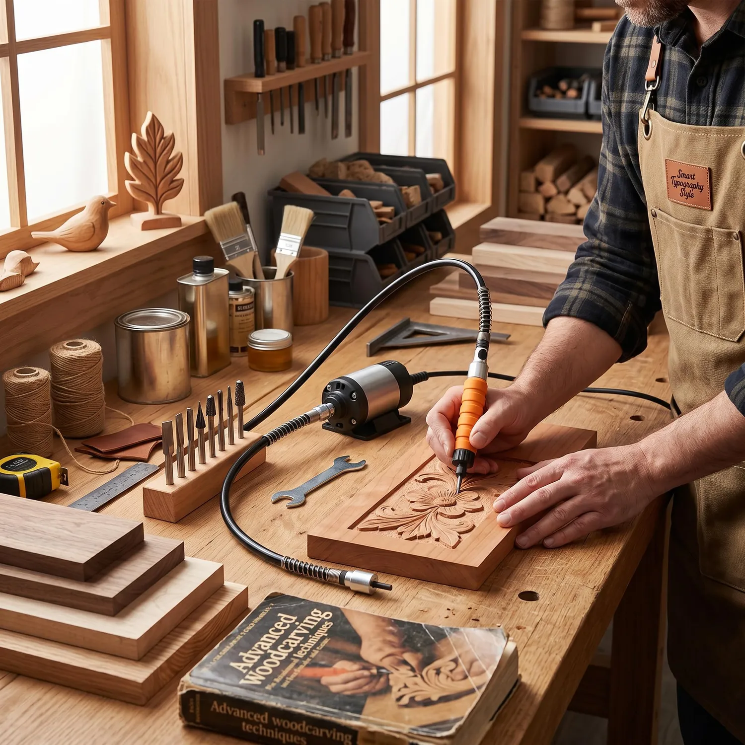 Garosa ciseau électrique gravure bois kit 5 lames