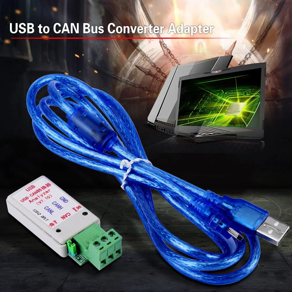 Garosa USB-CAN adaptateur de bus CAN USB avec câble blindé