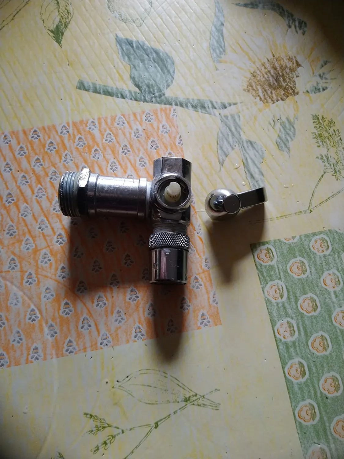Garosa inverseur de douche 3 voies G1/2 en laiton chromé