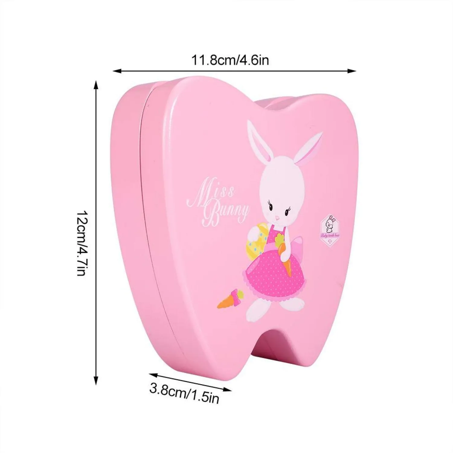 Garosa boîte à dents de bébé en bois 20 compartiments