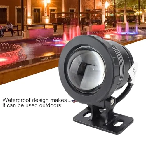 Garosa projecteur LED RGB 12 V 10 W étanche noir