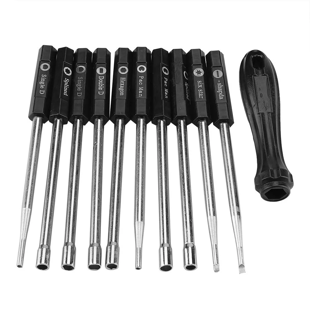 Garosa tournevis de réglage carburateur 10 pièces avec boîte