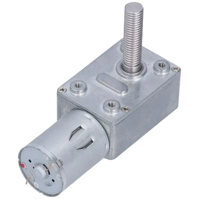 Garosa JGY-370 Moteur Réducteur 12V 150 RPM Arbre M8 Fileté