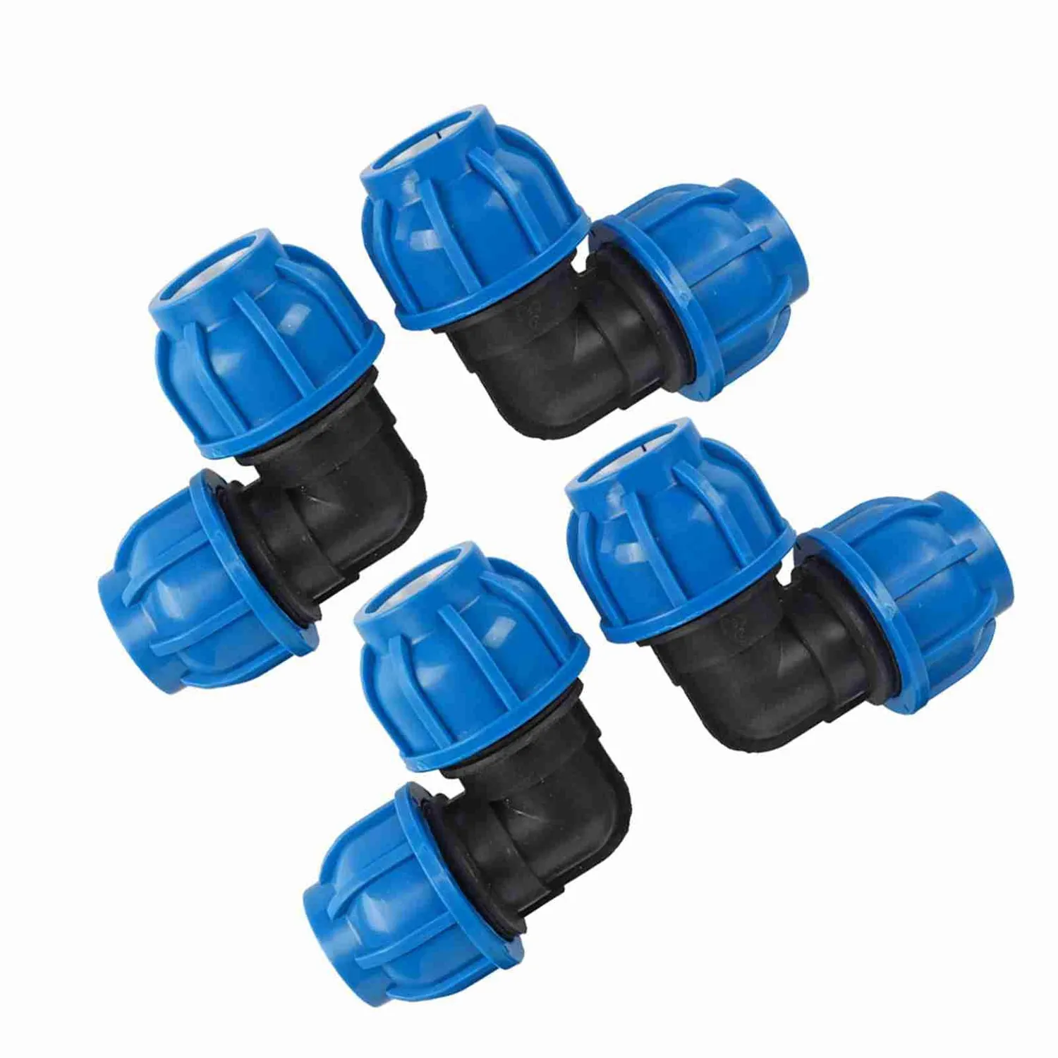Garosa raccord coudé tuyau 32 mm, lot de 4, plastique PE