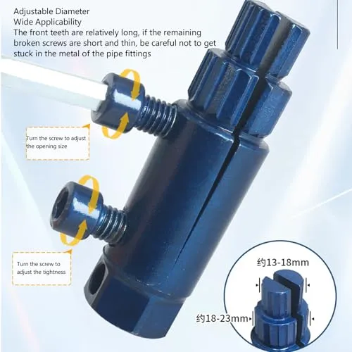 Garosa Extracteur Filetage Cassé 1/2 3/4 1 Pouce Acier