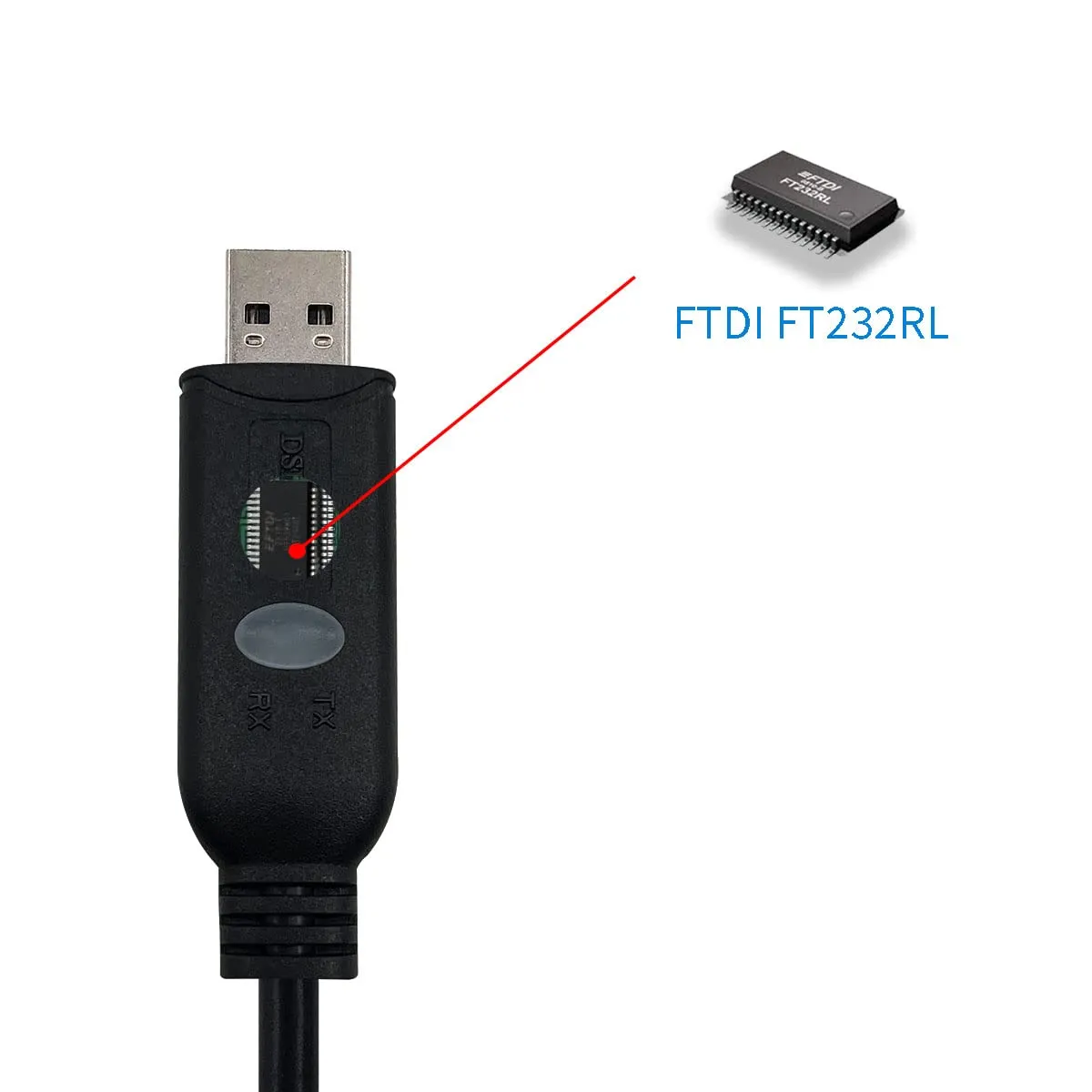 DSD TECH SH-P8V câble de programmation RS422 USB 1,5 m