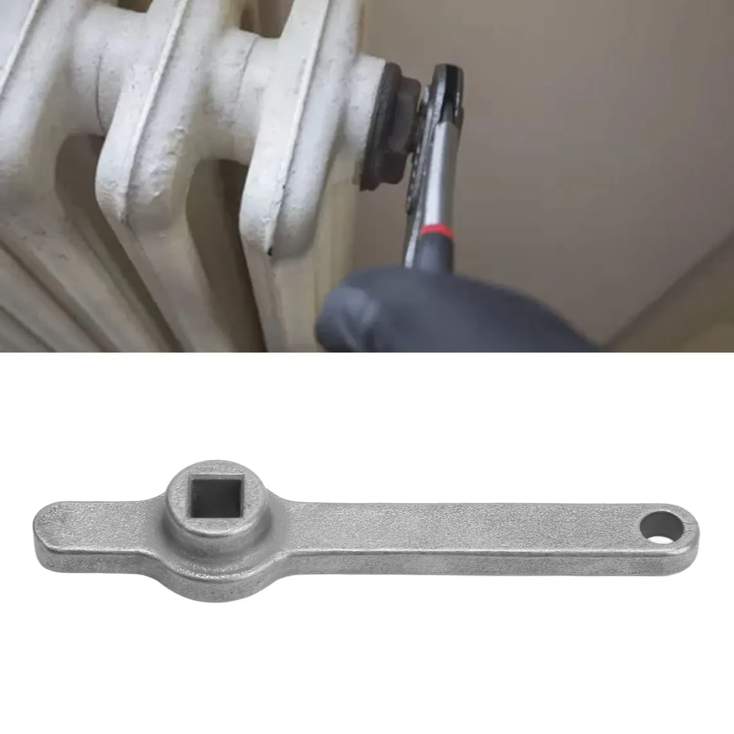 Garosa Clé de purge de radiateur carrée 5 mm en inox