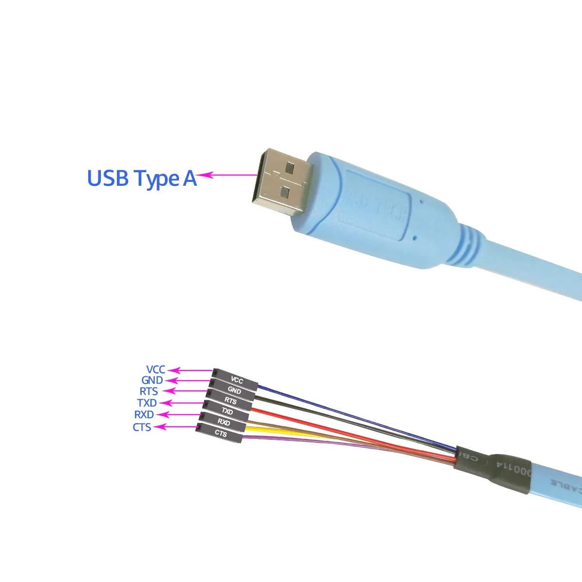 PLC Tech DSD TECH SH-U09BL câble série USB TTL 1,2 m