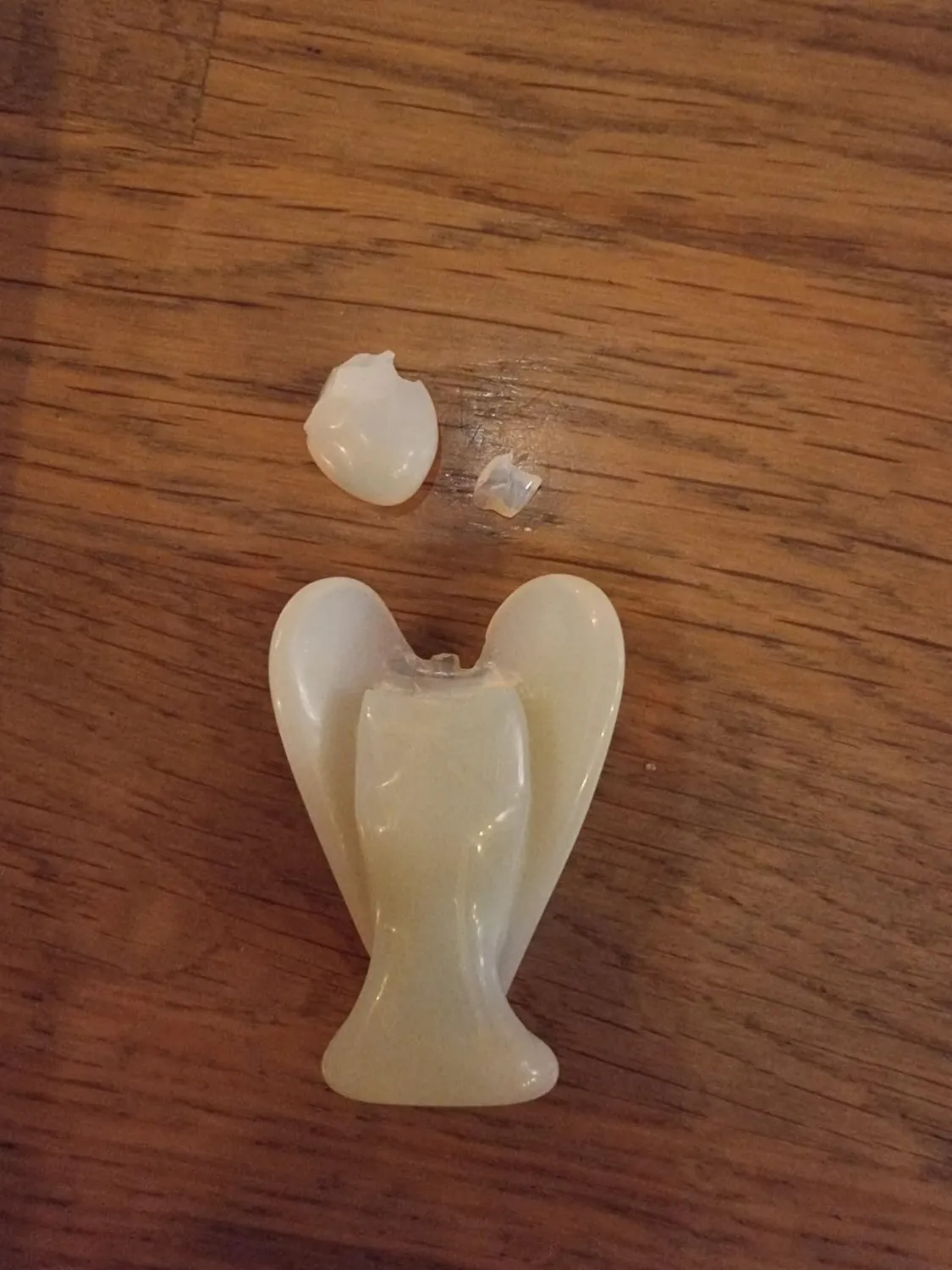 Garosa figurine ange en pierre opale 5 cm