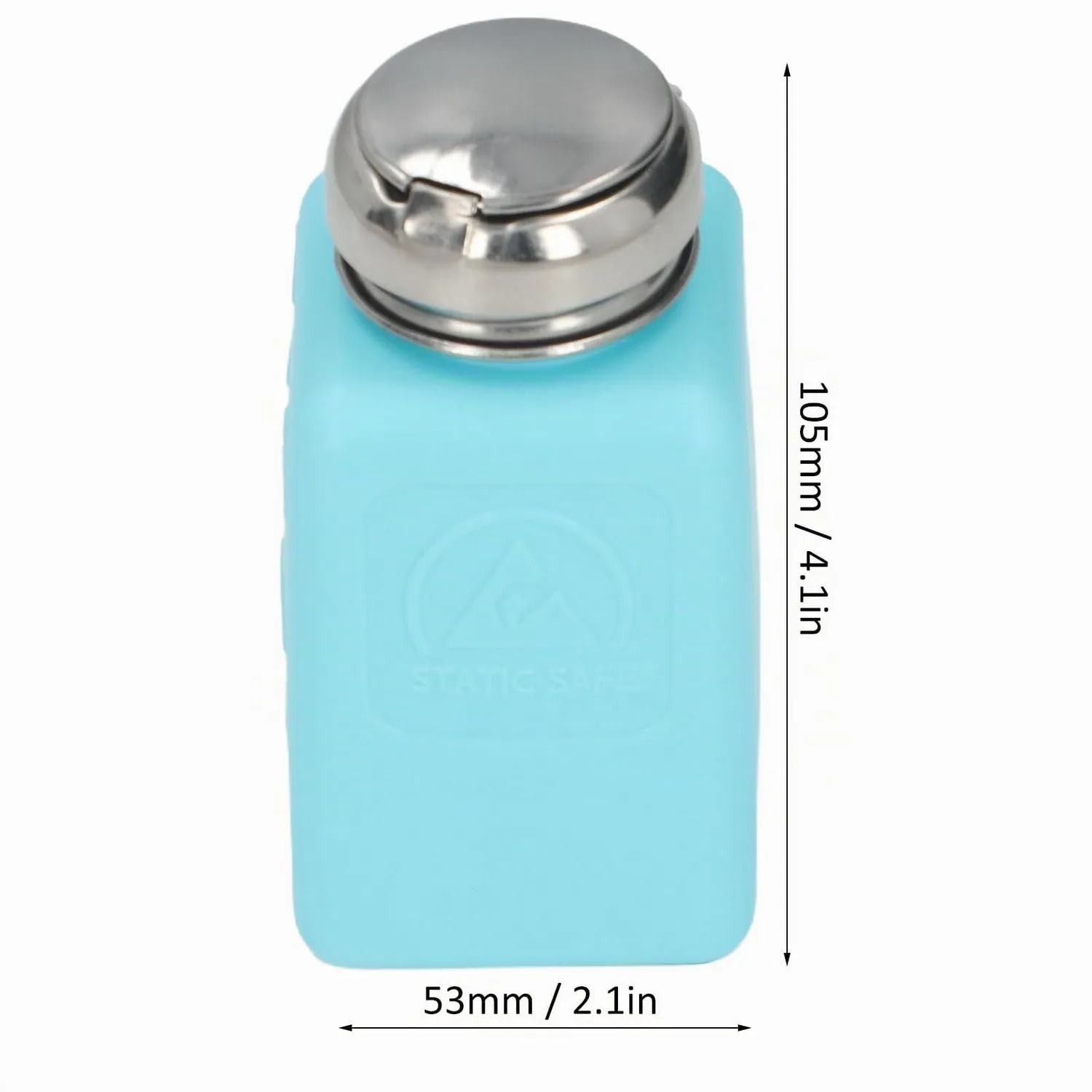 Garosa distributeur de solvant à poussoir 200 ml bleu antistatique
