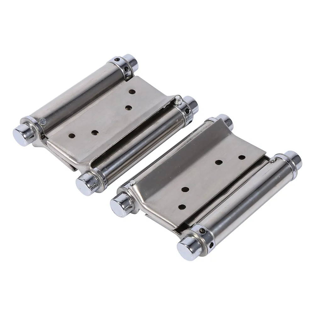 Garosa charnière à ressort double action 3 pouces, lot de 2 en inox