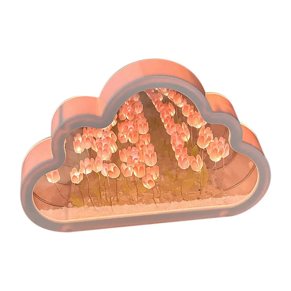 Garosa Tulipe Nuages veilleuse LED enfant nuage tulipe DIY
