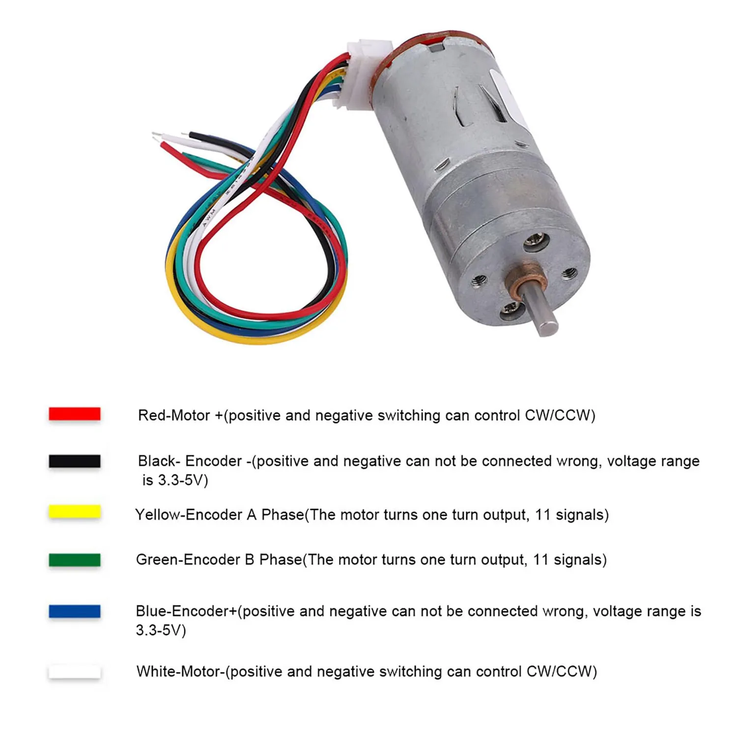Garosa moteur réducteur 1000RPM kit DIY roue 65mm