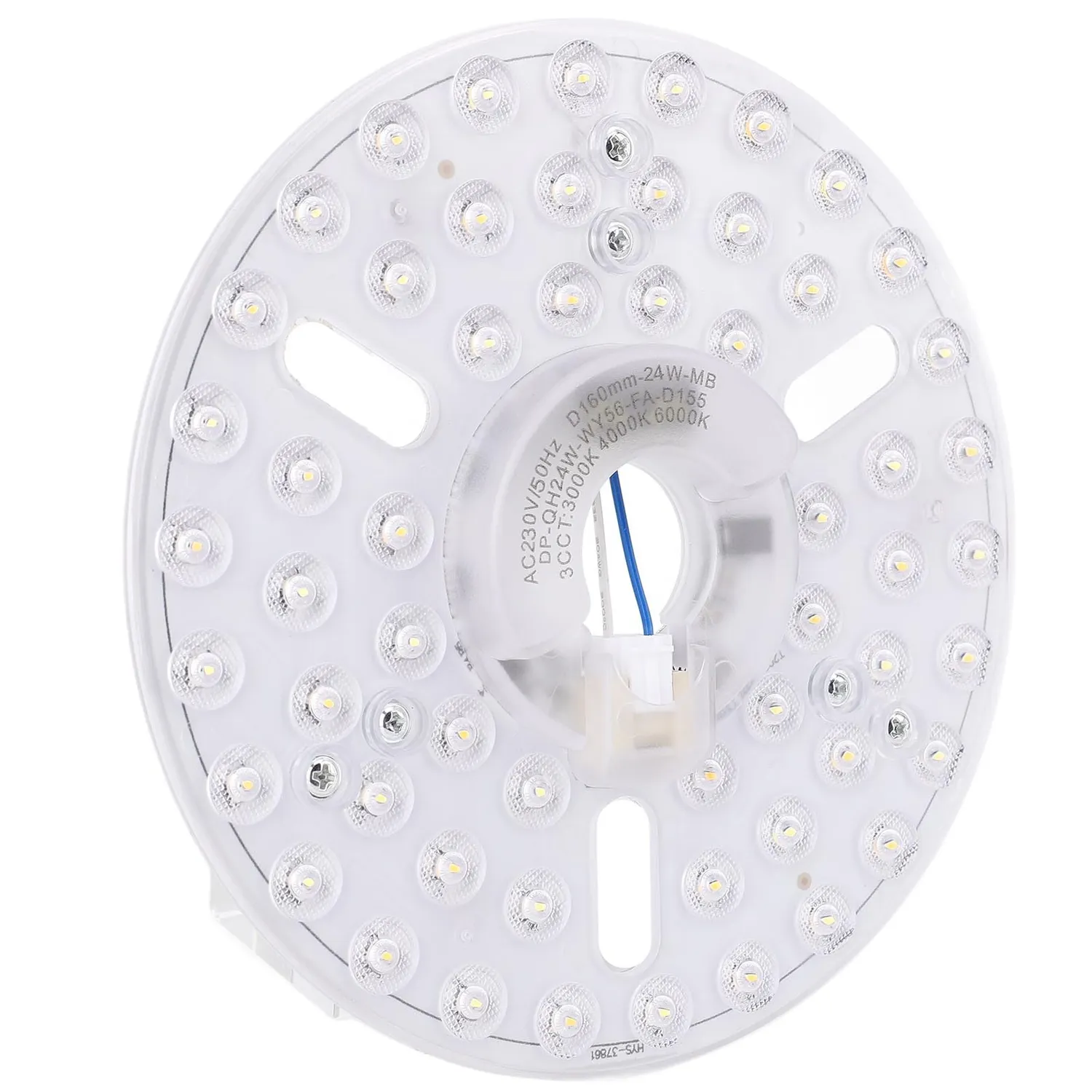Garosa Plafonnier LED encastré 24W 3CCT 230V dimmable magnétique