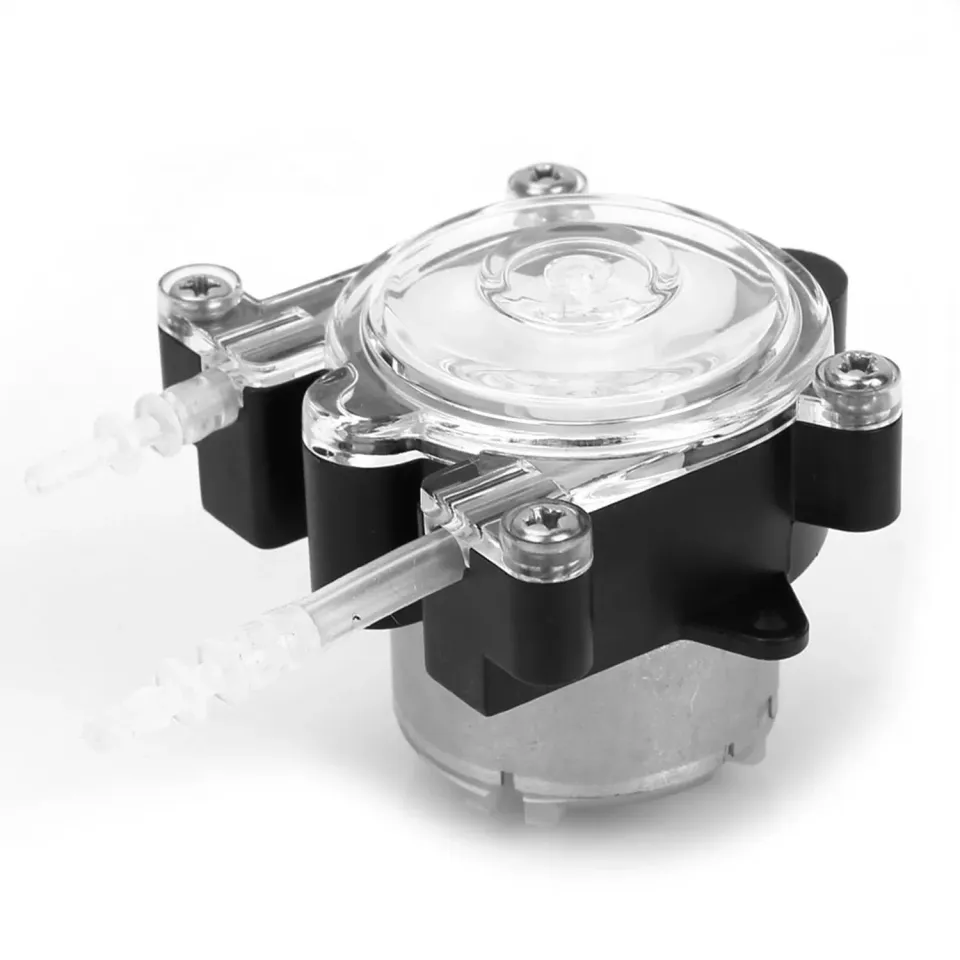 Garosa pompe péristaltique DC 6 V 0–150 ml/min tuyau 2 × 4 mm