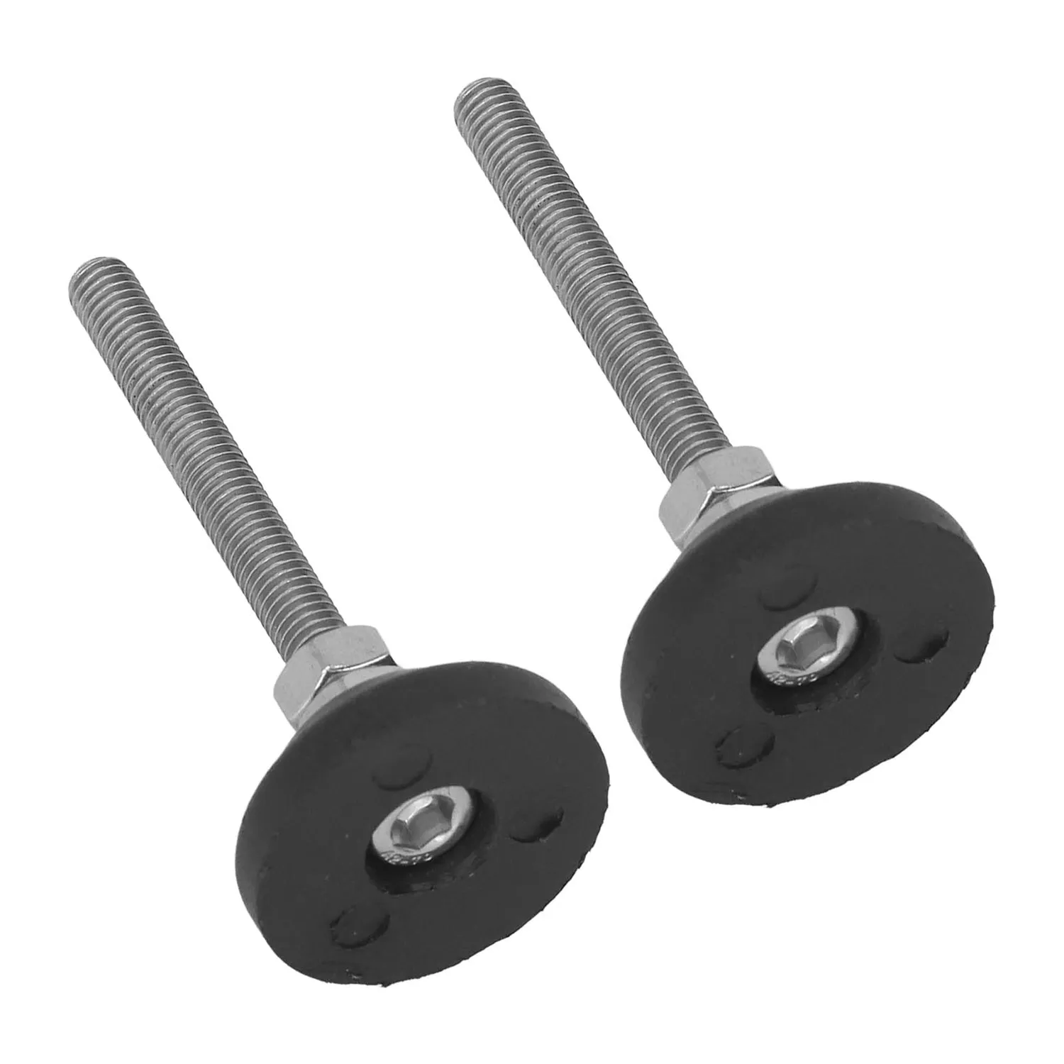 Garosa supports de nivellement pivotants M6 50 mm, patins antidérapants en lot de 4