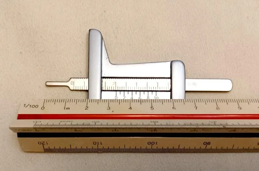 Garosa Jauge de Profondeur 0-50 mm Acier Inoxydable Pneu