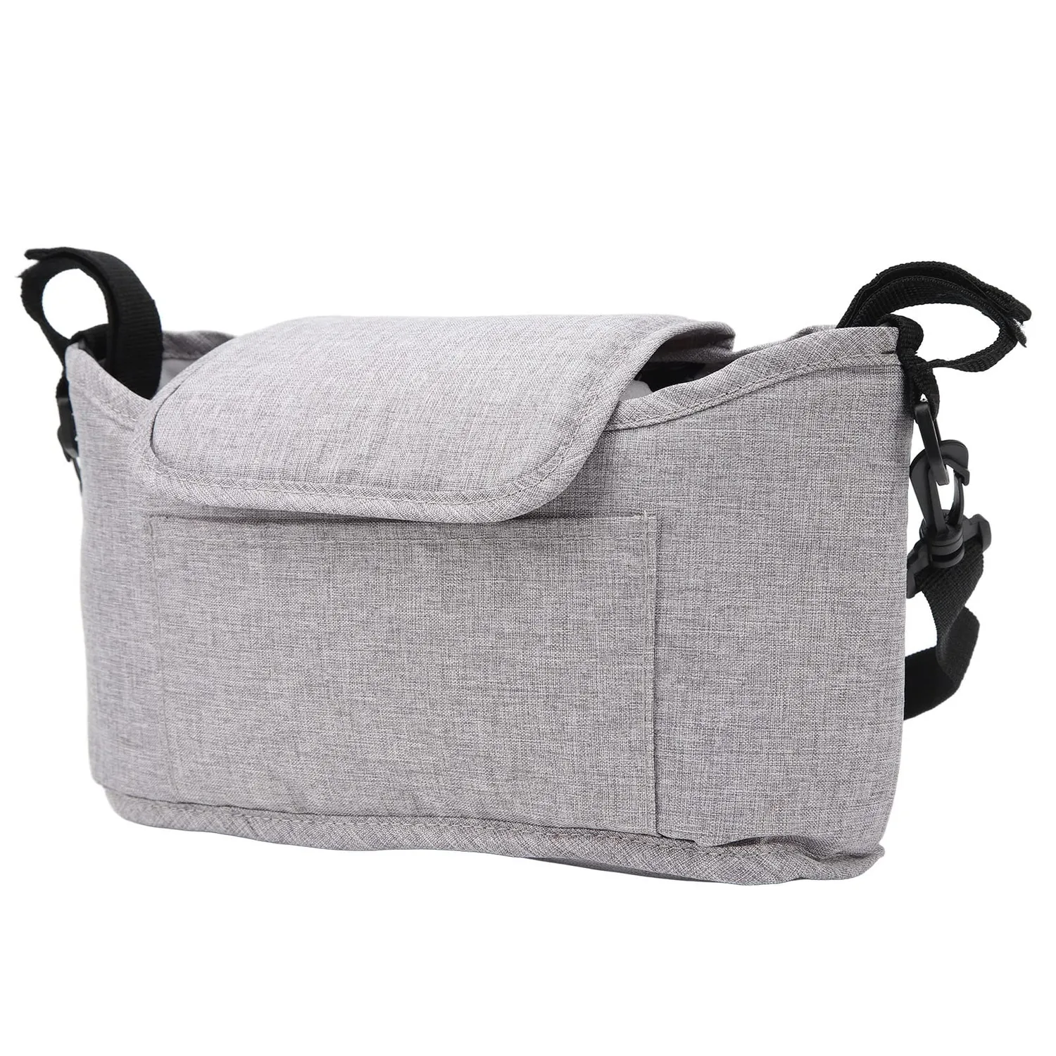 Garosa organiseur poussette tissu Oxford gris 33,5x20 cm