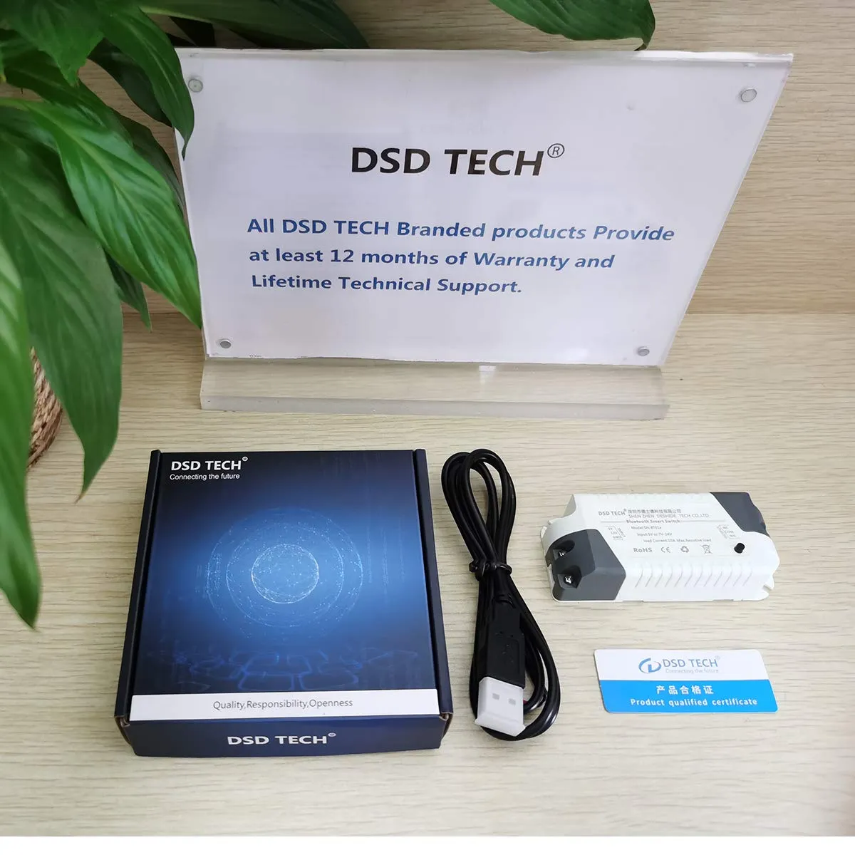 DSD TECH Bluetooth SH-BT01C relais 1 canal V2