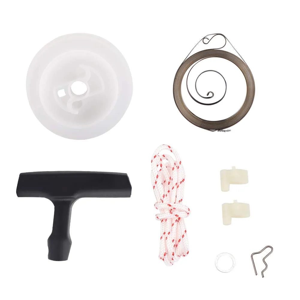 Garosa kit lanceur 029 039 MS290 MS390 poignée de démarrage avec corde 1 m