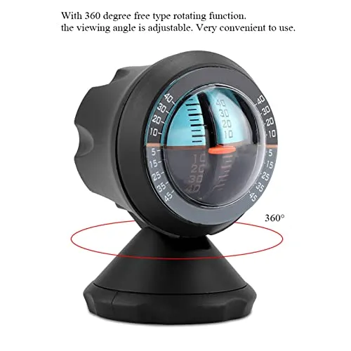 Garosa inclinomètre de voiture rotatif 360° pour pente
