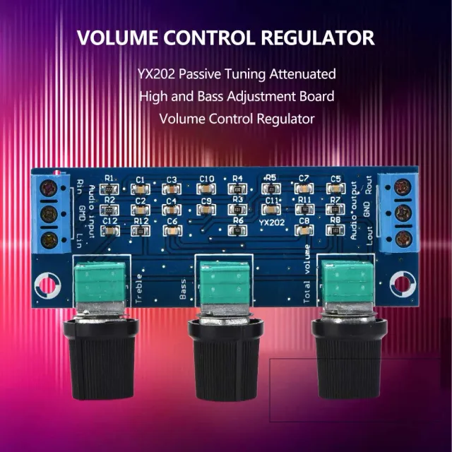 Garosa YX202 carte réglage volume passive 3 voies